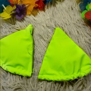 Clear Strap Neon Bikini